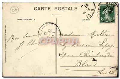 Nice — Promenada Anglijska — Wydawnictwo Gilletta, Nice, nr 148 — Rewers