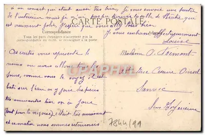 NICE — La Jetée-Promenade — Photo-Cauvin, Nice, n°1094 — Verso