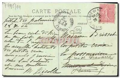 Nice — Quai du Midi — LL. — N° 943 — Achterkant