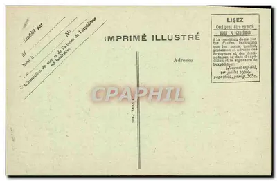O Carnaval de Nice - 1921 — Carro da Pesca — B.D. Paris — Verso