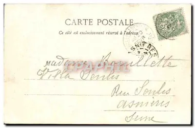 Nice - Aleja Gare — tramwaj i piesi — wydawnictwo Giletta, fot., Nice, n°500 — Rewers