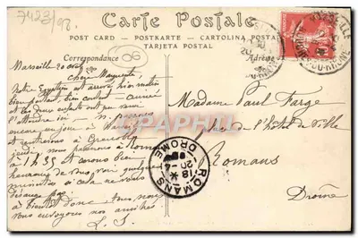 NICE — Widok z Platformy Zamkowej — ND Pbot. n° 570 — Rewers