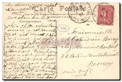 Nice — La Rue Saint-François-de-Paul — Editore: L. Gillet, n° 579 — Verso