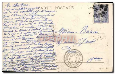 Nice wśród kwiatów — widok panoramiczny — wyd. Billetta nr 142 — Rewers