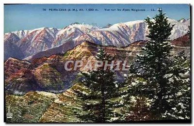 पेरा-कावा (ए-एम.), ऊँचाई 1.500 मीटर — अल्प्स नीग्रेस के दृश्य — LL.
