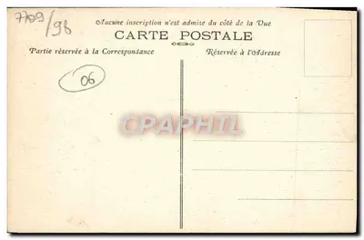 Puget-Théniers (A.-M.) — Piazza del Palazzo di Giustizia e Via del Busl — Editore Reynier, Foto. Vial, Digne — Verso