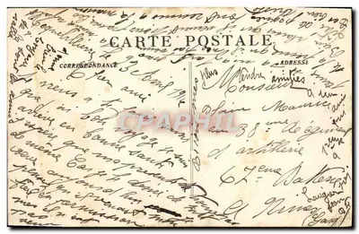 Roquebillière (A.-M.) — widok wsi i jej kościoła — Foto Cauvin - Nice, nr 1319 — Rewers