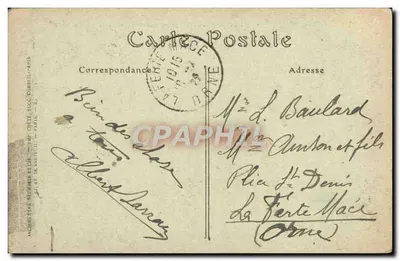 Cap Martin (Alpes-Maritimes) — O Hotel do Cap — editor Anciens États e Cie, n° 965 — Verso