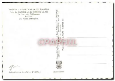 Lago di San Cassien — Alpi innevate — Vista aerea C. GEAY, Licenza 114 — Verso