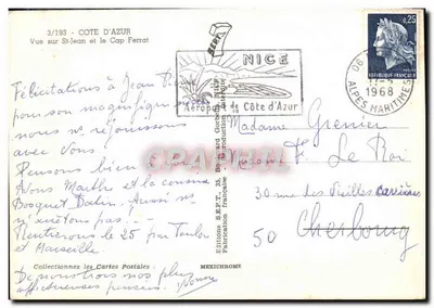 Widok na St-Jean i Kap Cieśniny — Wydawnictwo S.E.P.T. — nr 3/193 — Rewers