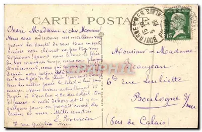 Saint-Jean-Cap-Ferrat — Vista geral — G. Lemaitre & Cie, n°1007 — Verso