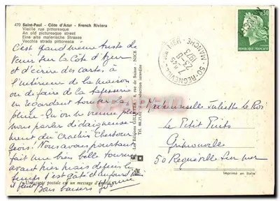 Saint-Paul - Półwysip Azorski — paski uliczne z kamienistymi schodami — Wydawnictwo GILITTA — Rewers