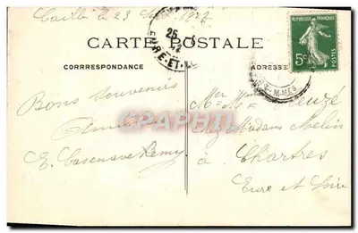 Thorenç (A.-M.) — Hôtel des Alpés — Impr. Mailian Fait, Cannes 175 — Verso