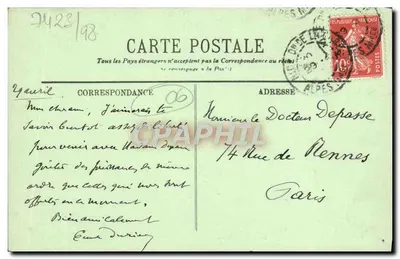 La Turbie — Torre de Augusto — LL. n°296 — Verso
