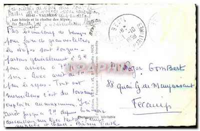 Les Melezées — Hôtel et paysage alpin — Éditions SEP 1 - 35, Valbella — Rewers