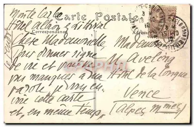 VENCE (Alpes-Maritimes) — Dziedziniec dawnej biskupiej siedziby — ND. Fot. L. Doporati — Rewers