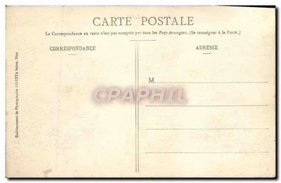 Tourettes de Vence (Alp.-Mar.) — Ligne du Sud de la France — Édition Giletta, phot. Nice, n° 1112 — Rewers