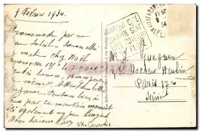 Villefranche-sur-Mer — O Porto e a Cidade — Éditions Truchel, n°4 — Verso