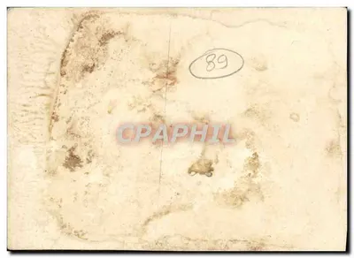 Departamento da Yonne — Carta turística — J. Cousin Escultor — Verso