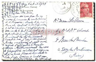 Kanal Bourgogne — Ancy-le-Franc — wydawca Marco — Rewers