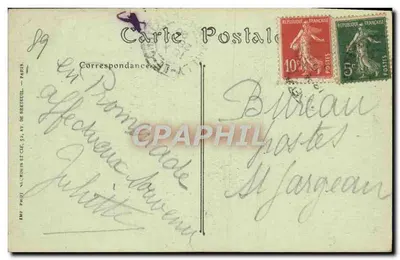 Le Saussois — Os Rochos — TOULOT, Editor, Aurecère — Verso