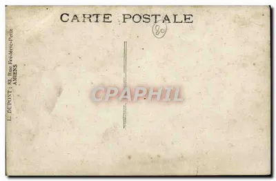 Família ao ar livre — foto de grupo — L. DUPONT, Amiens — Verso