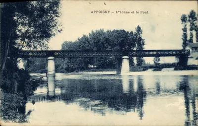 Appoigny — L’Yonne e o Pont — Coll. Karl Raillot
