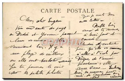 Appoigny — L’Yonne e o Pont — Coll. Karl Raillot — Verso