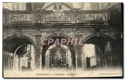 Appoigny — A Igreja — O Jubé — Nordmann, editor, Auxerre