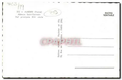 Abdij Saint-Germain — Hoofdnavel van de 13e eeuw — Edities MAGE — Achterkant