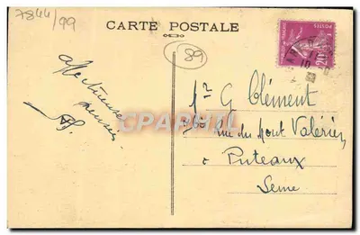 Auxerre — L'Orologio — Edizione Dumoulin, n°4 — Verso