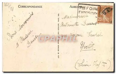 Auxerre — Algemene uitzicht genomen vanaf de Brug van Gien — ND — Achterkant