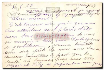 AUXERRE — De Statuïet van Paul Bert, door Peynot en het Oude Brug - LL — Achterkant
