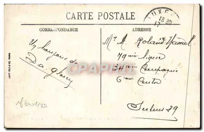 Auxerre — As margens do Yonne no Moulin do Bátarreau — Toulot, Editor — Verso