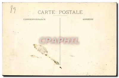 Auxerre — Prefektura — wydawca: H. N. Mallet — Rewers