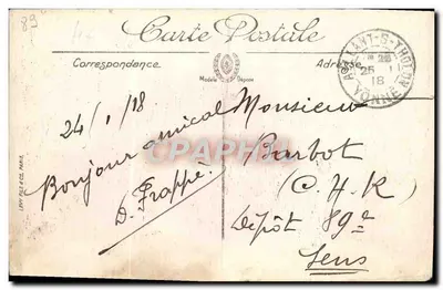 Auxerre — Le Marché — N.G. — N° 26 — Verso