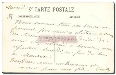 ZUMERKRE — Panorama szkoły komunalnej widziana z wieży kościoła Świętego Piotra — LL. — Rewers