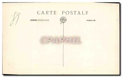 Auxerre — Il Ponte Nuovo, la Chiesa di San Germain e la Cattedrale — editore Marion Mafflet, n°37 — Verso
