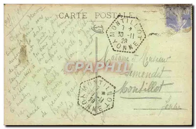 Auxerre — Le Pont Paul Berl — Édition C. Dumoulin — Rewers