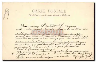 Auxerre — Pałac Sądowy — G. F., Paryż — Rewers