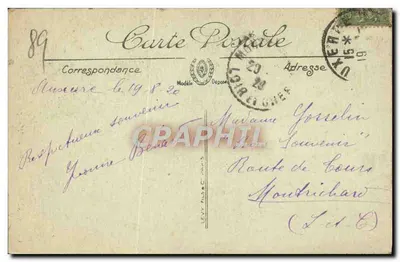 Auxerre — Rue de l'Hôrloge — LL — Rewers