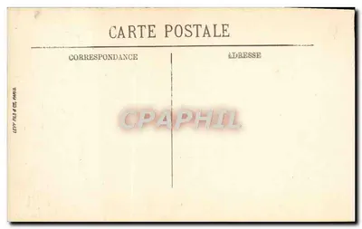 Auxerre — A Torre de Horóscopo — LL. — Editor Lety Fils & Cie, Paris — Verso