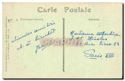 AUXERRE — Plac Grandes-Fontaines — Toulout, wyd. — Auxerre — Rewers