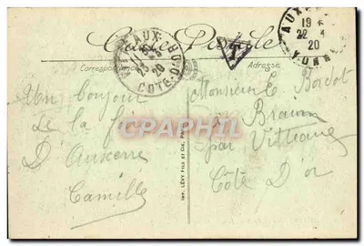 Auxerre — O Palácio de Justiça — LL. — Verso