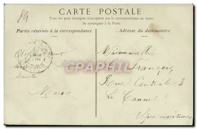 Auxerre — Lanterna katedry — Chiché Botex — Toulot, wydawca — Rewers