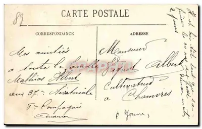 Auxerre — A Catedral, Igreja de São Etienne — LL. N° 98 — Verso