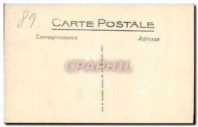 Auxerre - Katedra, Kościół Świętego Etienne - L.L. — Rewers