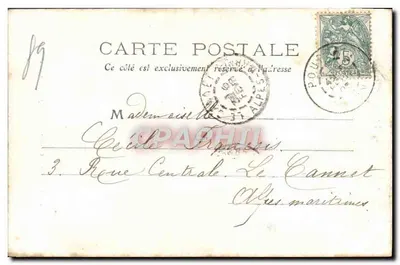 Auxerre - Caminho de volta ao Arbre-Sec — Toulot, editor, n°25 — Verso