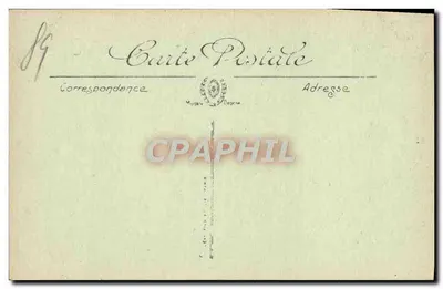 Auxerre — A Estátua de Paul Bert e o Velho Ponte — LL. — Verso