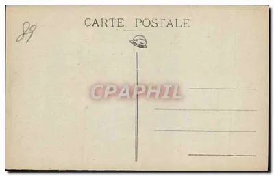 Auxerre — Widok panoramiczny — La Lanterne — Wydawnictwo C. Diamoulin — Rewers